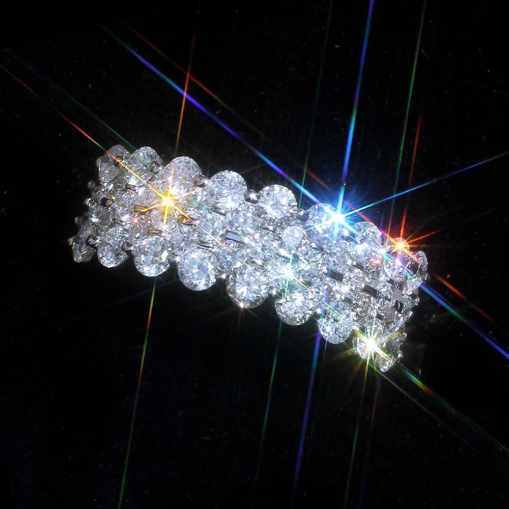 💝 Fashion Beautiful Many Round Gems Full Around Zircon Rings for Women,P…